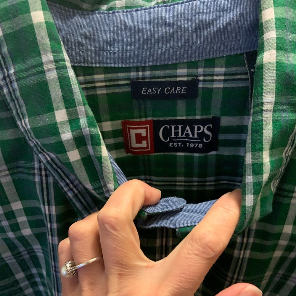 Men’s long sleeve button up shirt